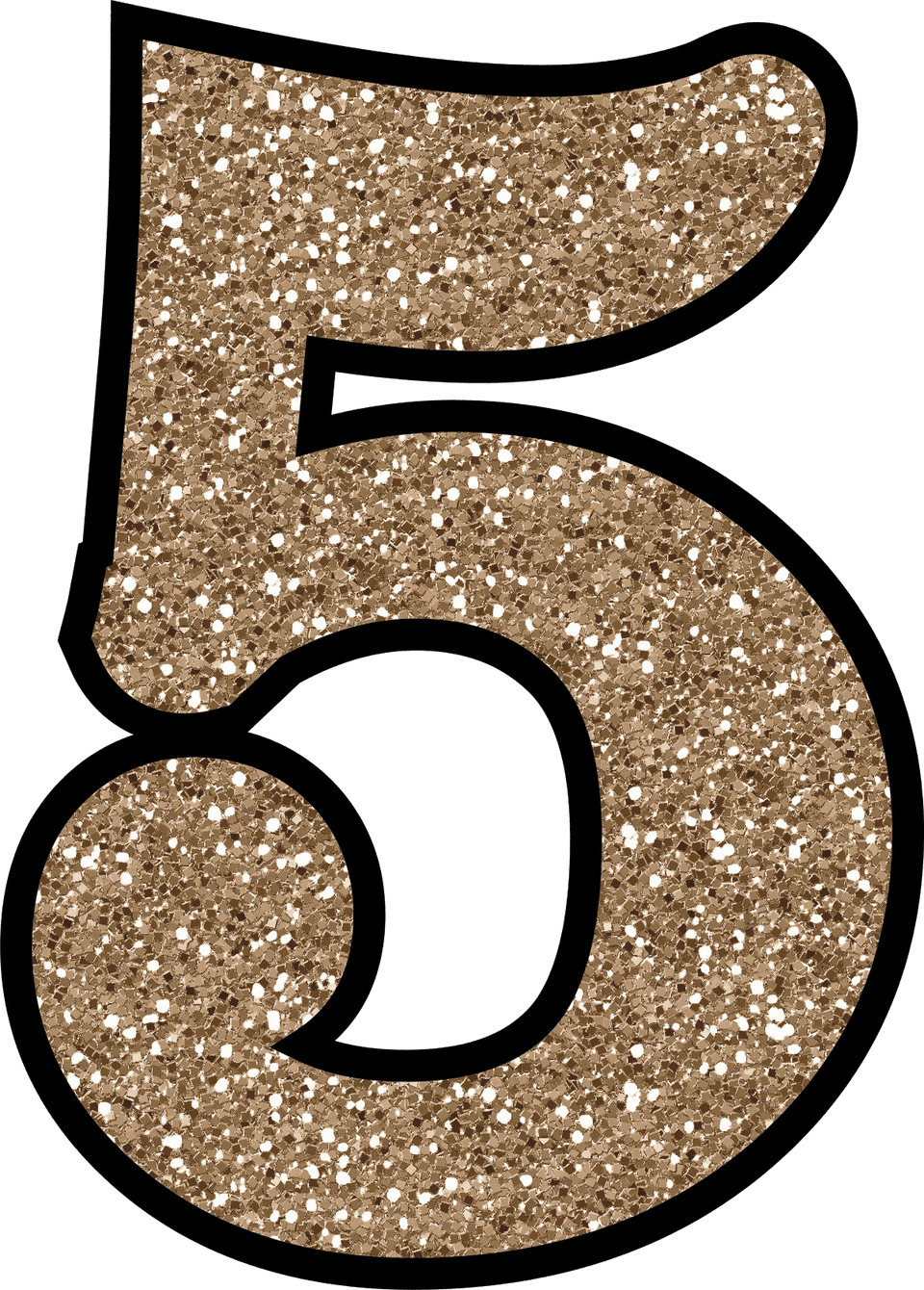 5 Glitter Numbers 0   9 Free Printable Numbers - Fancy Numbers, Transparent background PNG HD thumbnail