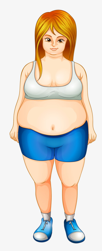 Fat Girl, Girl, Blond Png Image And Clipart - Fat Girl, Transparent background PNG HD thumbnail