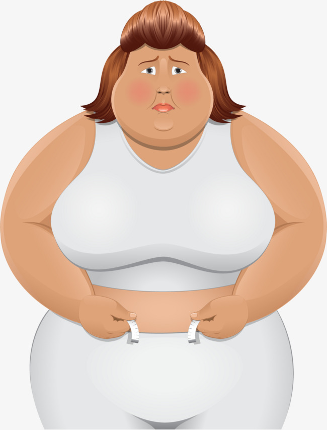 Vector Painted Fat Girl, Vector, Hand Painted, Fat Girl Png And Vector - Fat Girl, Transparent background PNG HD thumbnail