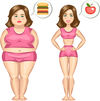 . Hdpng.com Slim And Fat Girl - Fat Lady, Transparent background PNG HD thumbnail