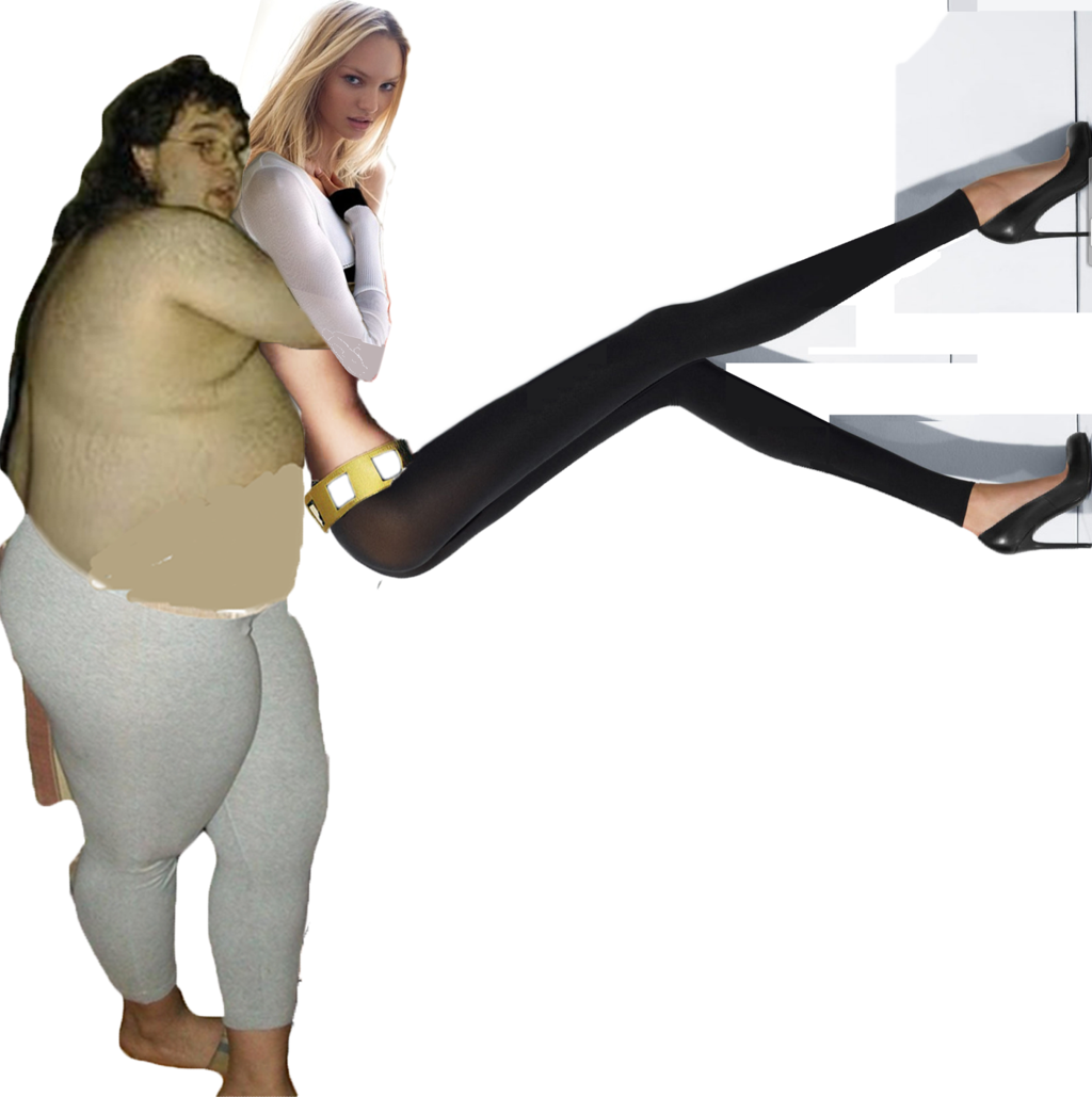 . Hdpng.com Candice Swanepoel Wrestling With Short Fat Man By Nylontoucher - Fat Man, Transparent background PNG HD thumbnail