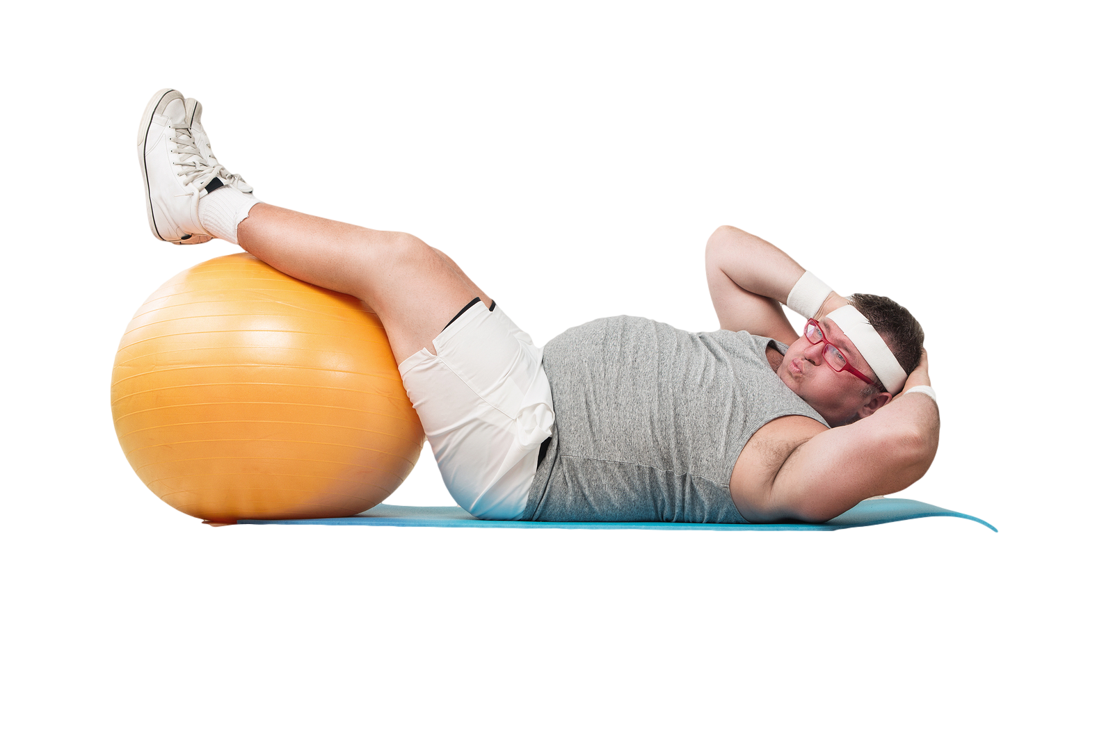Image Result For Fat Person Ab Workout - Fat Man, Transparent background PNG HD thumbnail