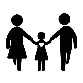 Download Png - Father And Daughter, Transparent background PNG HD thumbnail