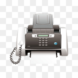 Fax png vector material, Fax 