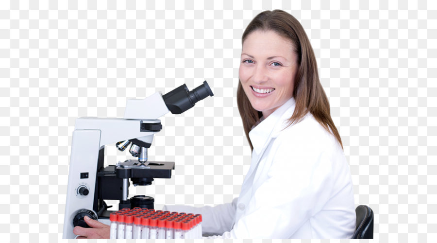 a female scientist holding a 
