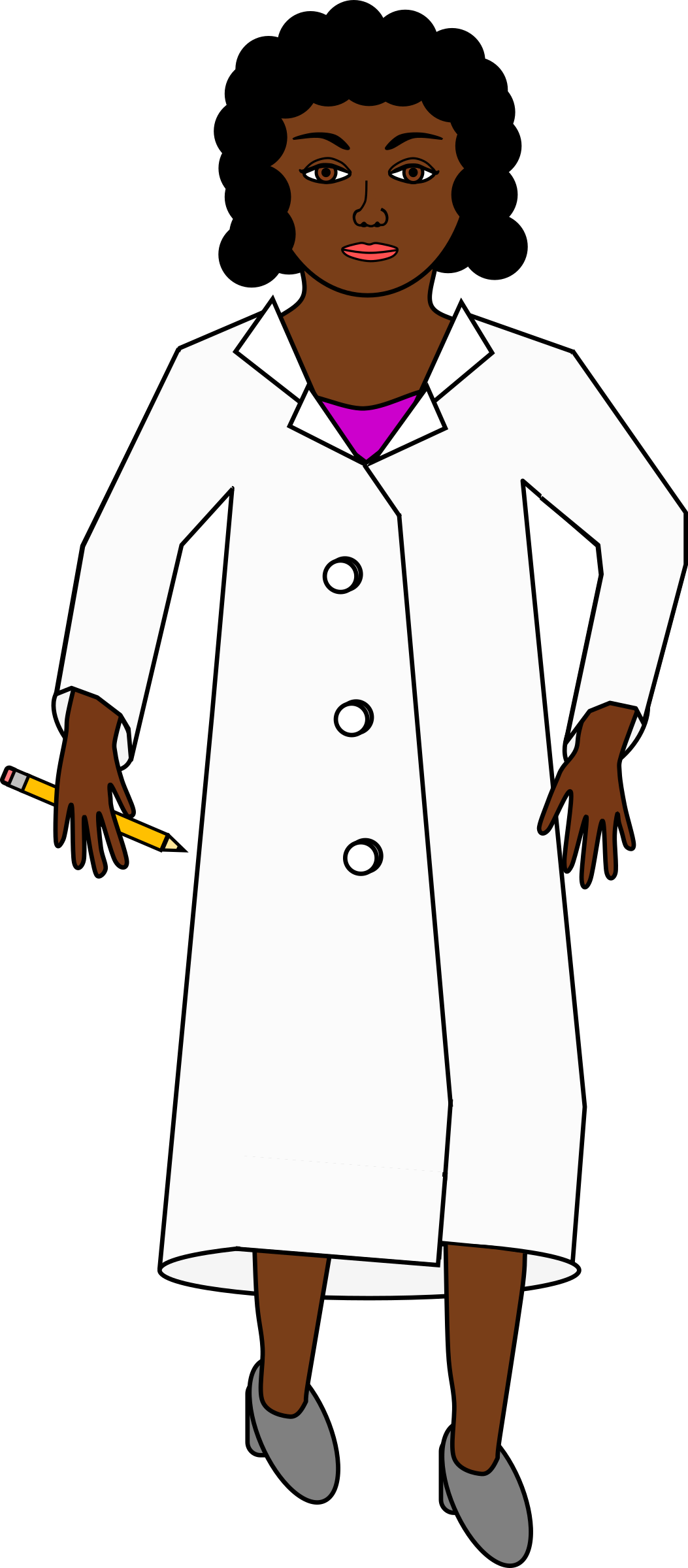 This Free Icons Png Design Of Scientist Holding A Pencil Hdpng.com  - Female Scientist, Transparent background PNG HD thumbnail