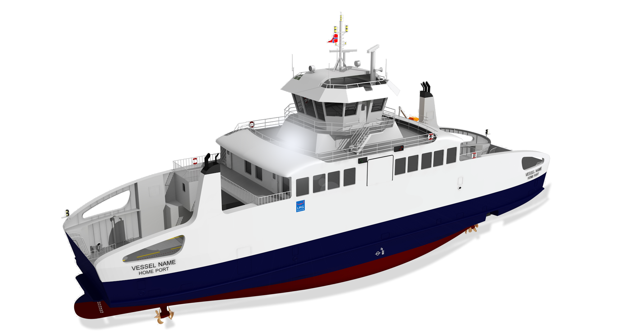 Ferry - Ferry Boat, Transparent background PNG HD thumbnail