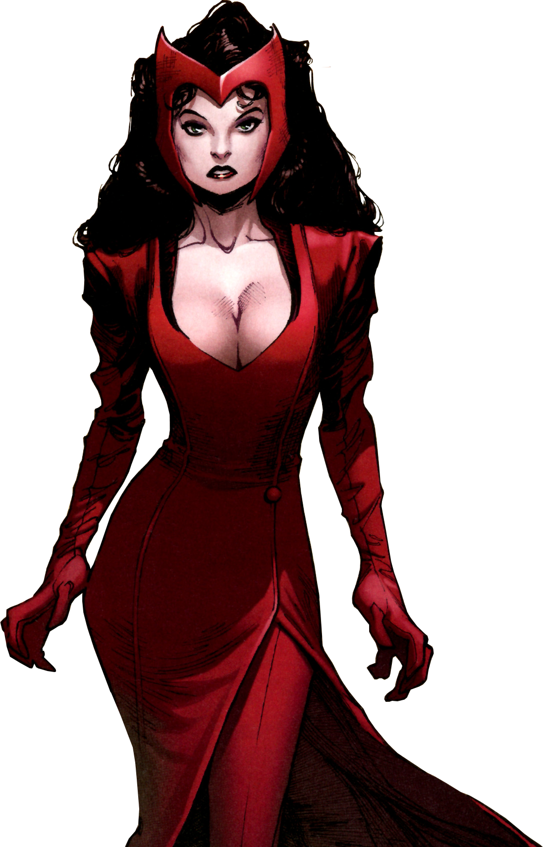 Scarlet Witch Portrait Art.pn