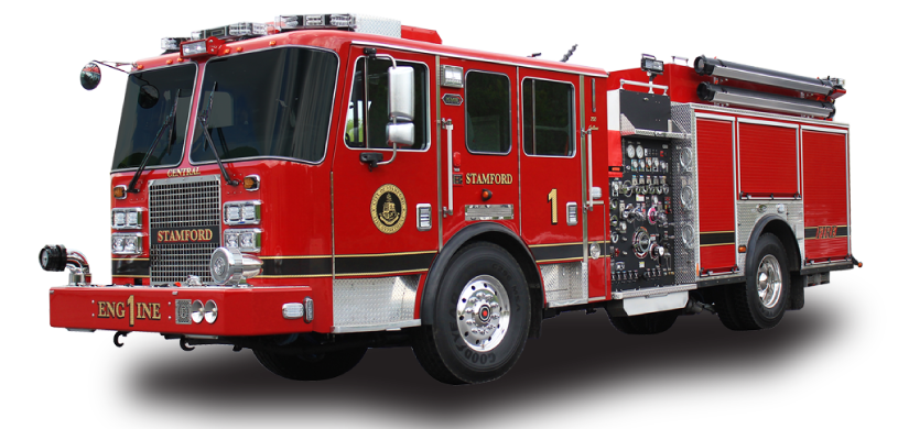 Feel Free To Use My Design, As Long As You Credit Me. - Fire Truck, Transparent background PNG HD thumbnail