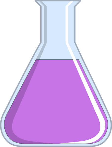 Pink Liquid In Flask.png - Flask, Transparent background PNG HD thumbnail