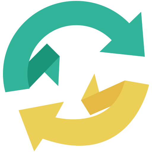 Refresh Icon - Flat, Transparent background PNG HD thumbnail