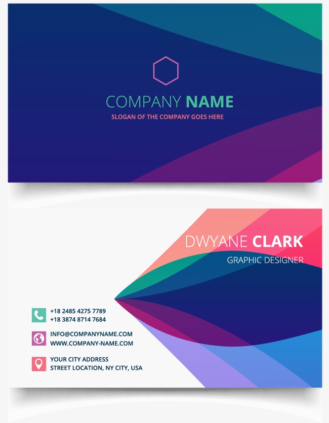 business cards, Simple Busine