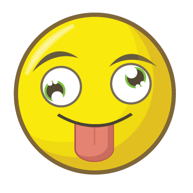 Lovely Stickers Sur Mesure #12: Sticker Smiley Fou.png - Fou, Transparent background PNG HD thumbnail
