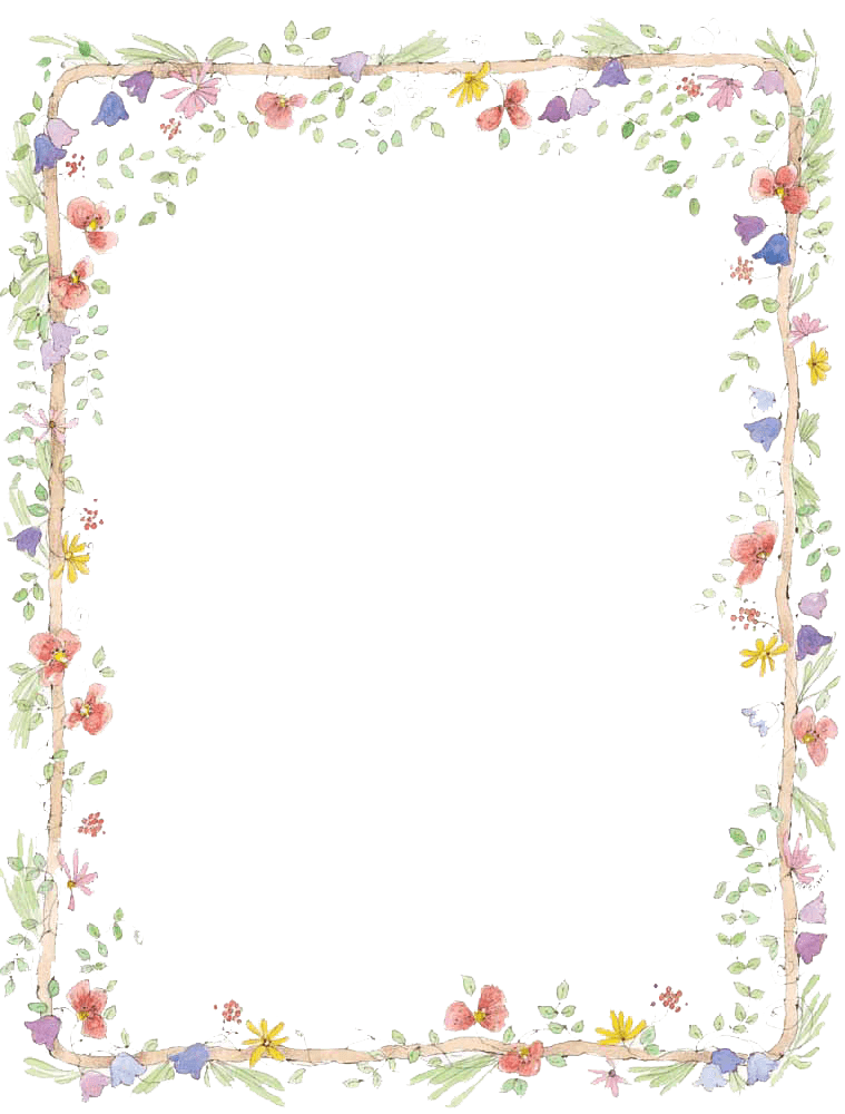 Flowers Frame Colours - Frames For Pictures, Transparent background PNG HD thumbnail