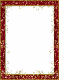 Png Frames For Pictures - Red Flower Frame Png Image, Transparent background PNG HD thumbnail