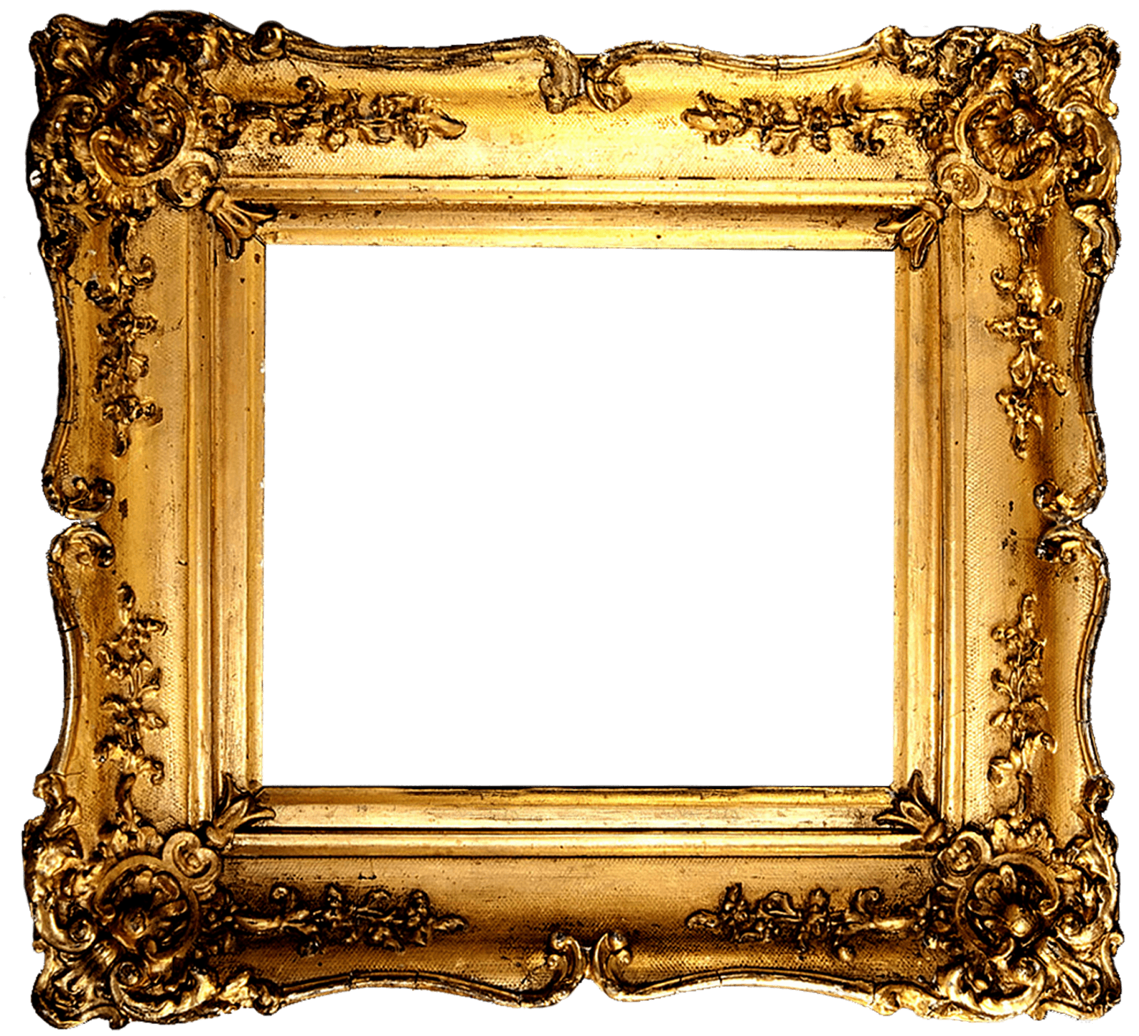Vintage Gold Frame - Frames For Pictures, Transparent background PNG HD thumbnail