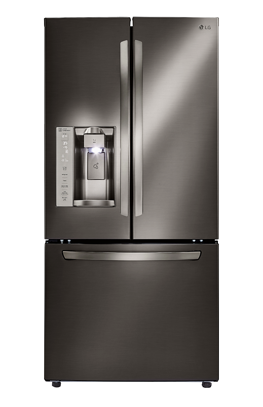 Image For Lg Bottom Freezer And French Doors Refrigerator   Lfxs24623Bd From Brault U0026 Martineau - Fridge, Transparent background PNG HD thumbnail