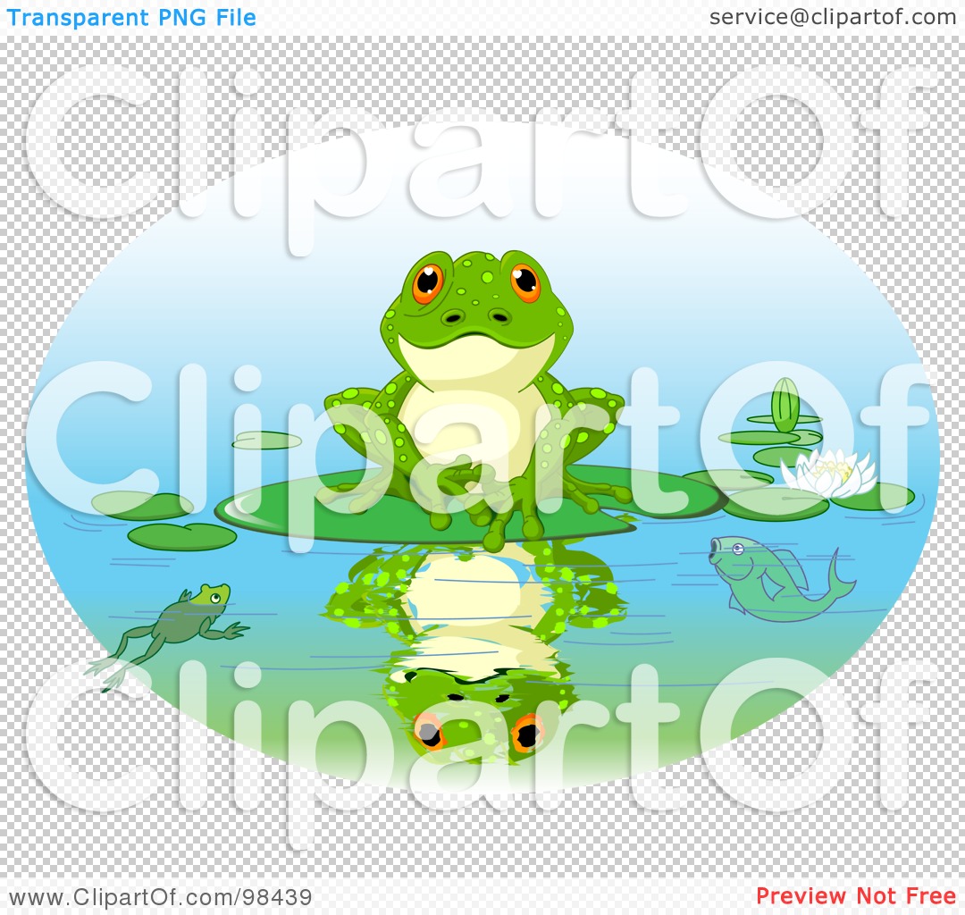 Frog On Lily Pad Tattoo Frog Sitting On A Lily Pad - Frog On Lily Pad, Transparent background PNG HD thumbnail