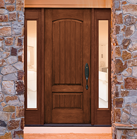 Arch Top Wood Entry Doors