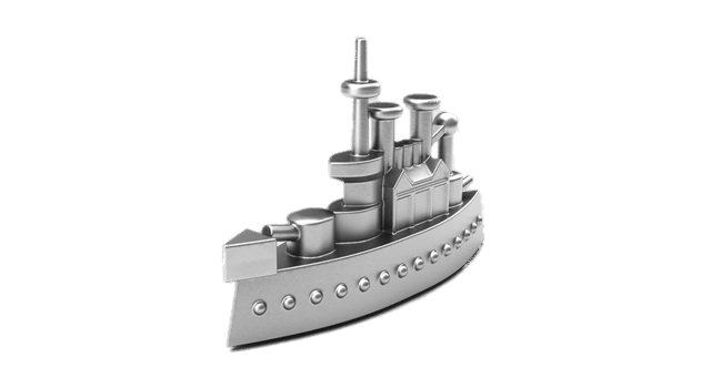 Monopoly Game Piece Battleship - Game Piece, Transparent background PNG HD thumbnail