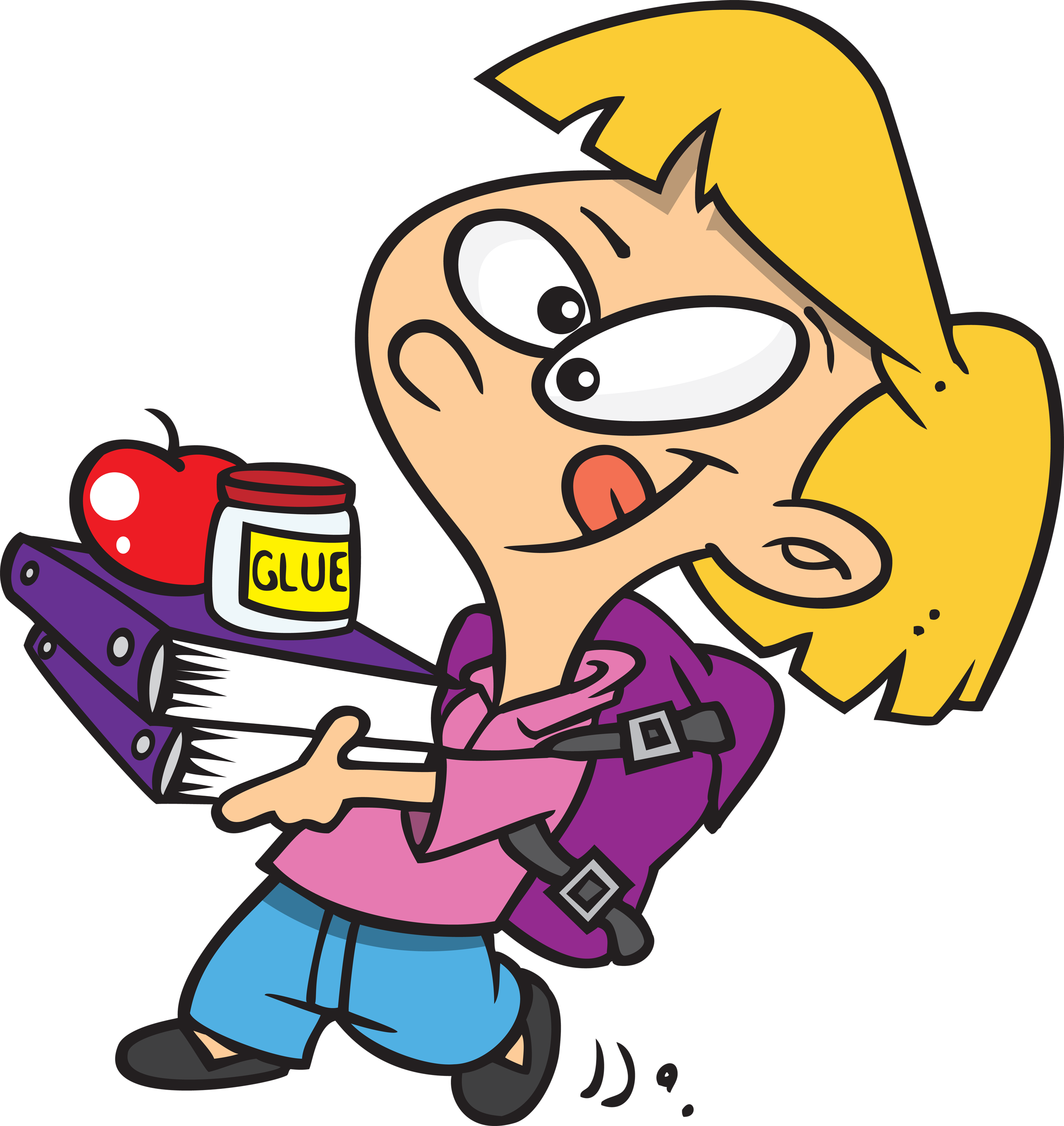 Png Getting Ready For School - Getting Ready For School Cartoon Clipart, Transparent background PNG HD thumbnail