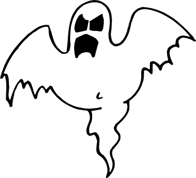 Haunted ghost clipart image