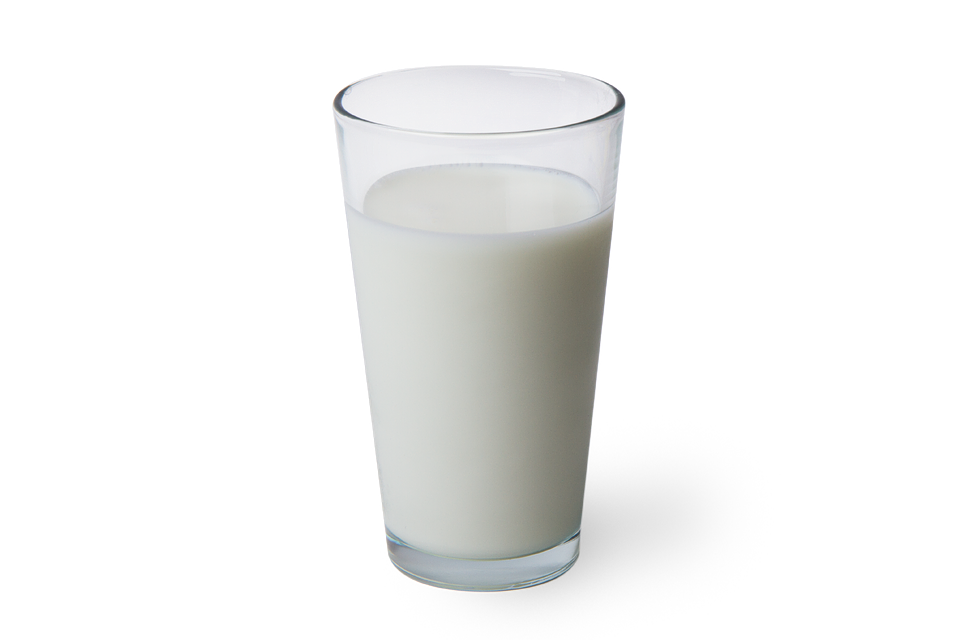 Milk Cup, Glass, Milk, Glass 