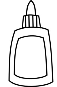 Blank Glue Bottle Clip Art - Glue Bottle, Transparent background PNG HD thumbnail