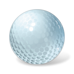 Download Png | 256Px Download Ico - Golf Ball, Transparent background PNG HD thumbnail