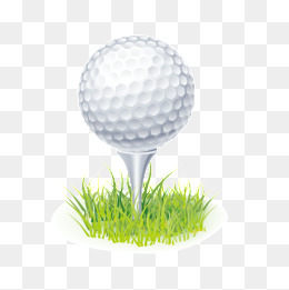 Golf, Golf, Ball, Lawn Png And Vector - Golf Ball, Transparent background PNG HD thumbnail