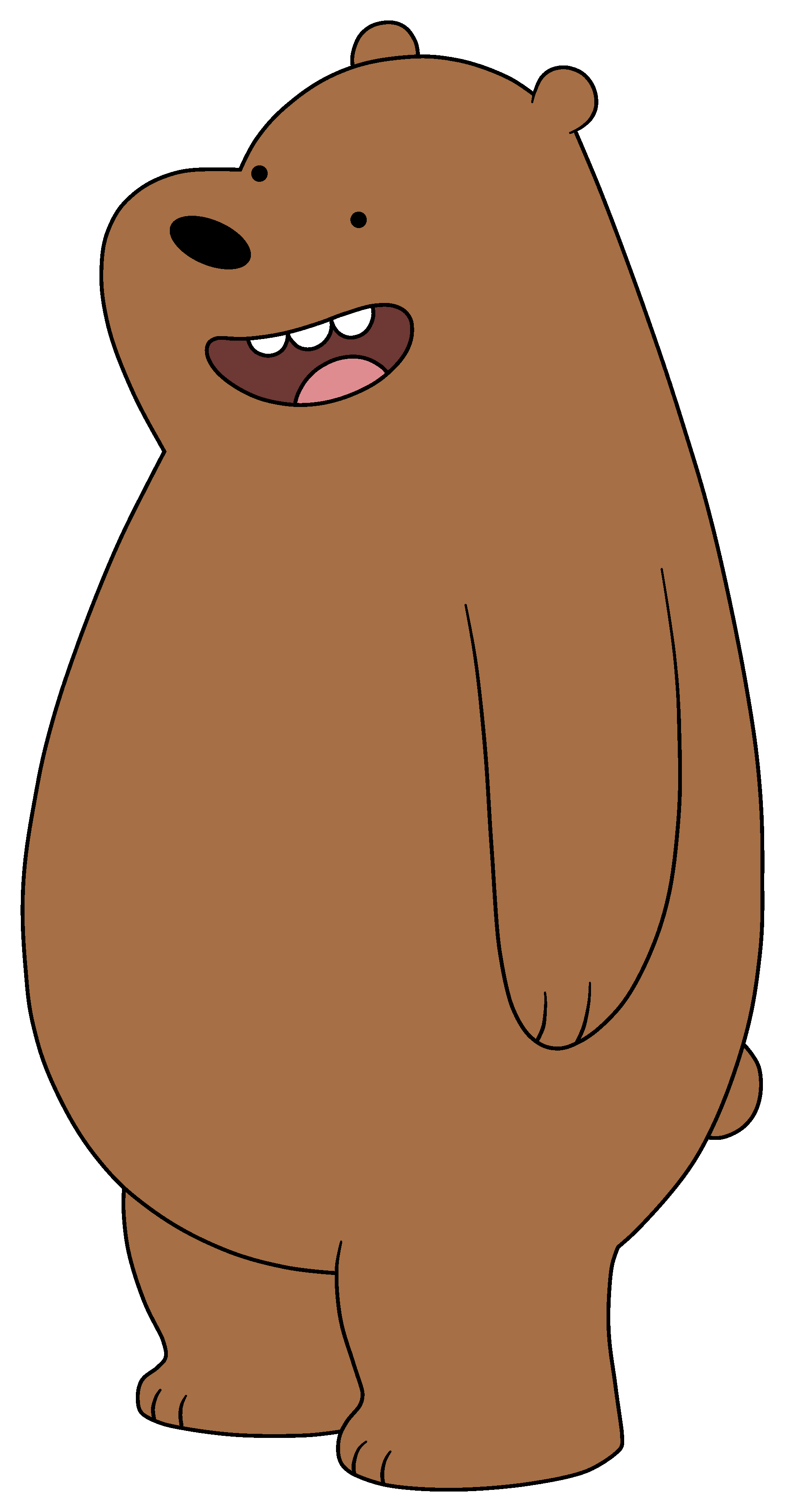 Image   Grizzly Bear Standing.png | We Bare Bears Wiki | Fandom Powered By Wikia - Grizzly Bear, Transparent background PNG HD thumbnail
