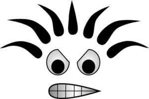Angry Cartoon Face Clip Art - Grumpy Face, Transparent background PNG HD thumbnail