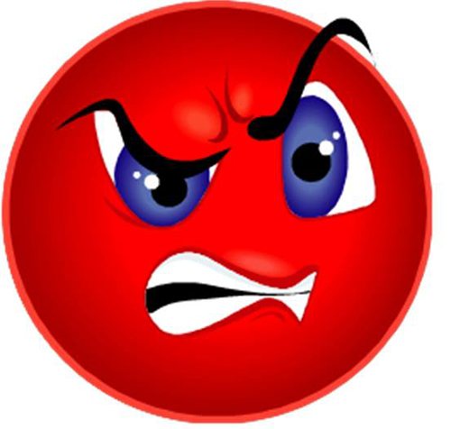 Angry Smiley Face   Facebook Symbols And Chat Emoticons - Grumpy Face, Transparent background PNG HD thumbnail
