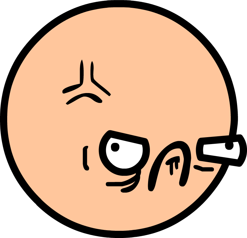 Png Grumpy Face - Image Of An Angry Face, Transparent background PNG HD thumbnail