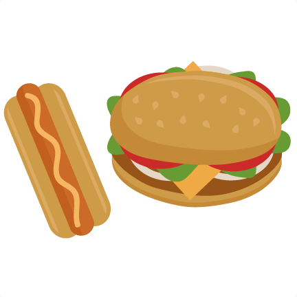 Hot Dogs And Hamburger Clipart - Hamburgers Hot Dogs, Transparent background PNG HD thumbnail