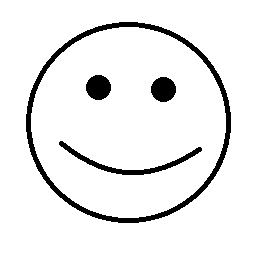 Happy Face Clip Art Black And White - Happy Face Black And White, Transparent background PNG HD thumbnail