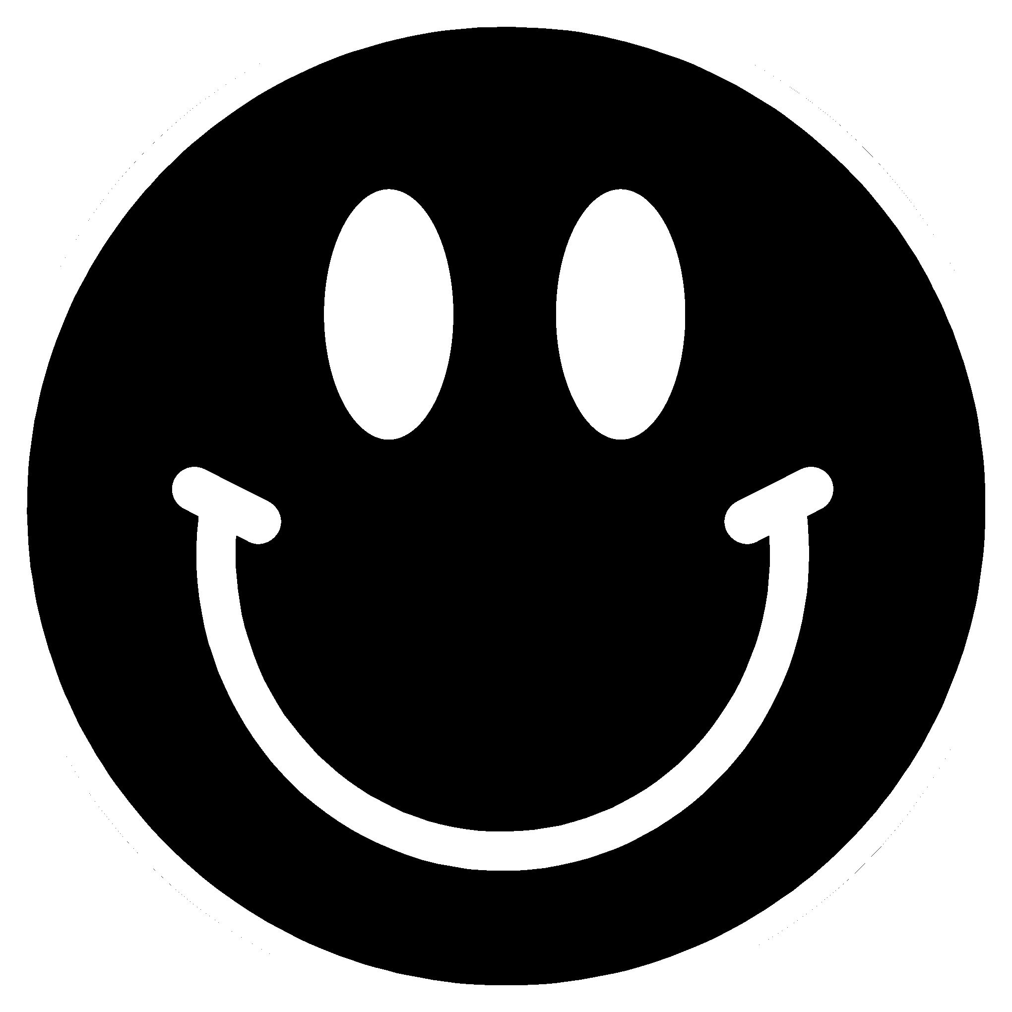 Smiley Face Black And White Smiley Face Clipart Black And White Free 6 - Happy Face Black And White, Transparent background PNG HD thumbnail