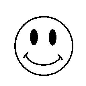 Smiley Face Clipart Black And White Free Clipart · Visual And Verbal Literacies Freshman Eng I In Your Face - Happy Face Black And White, Transparent background PNG HD thumbnail