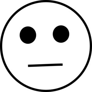 Unsure Smiley Face Clip Art - Happy Face Black And White, Transparent background PNG HD thumbnail