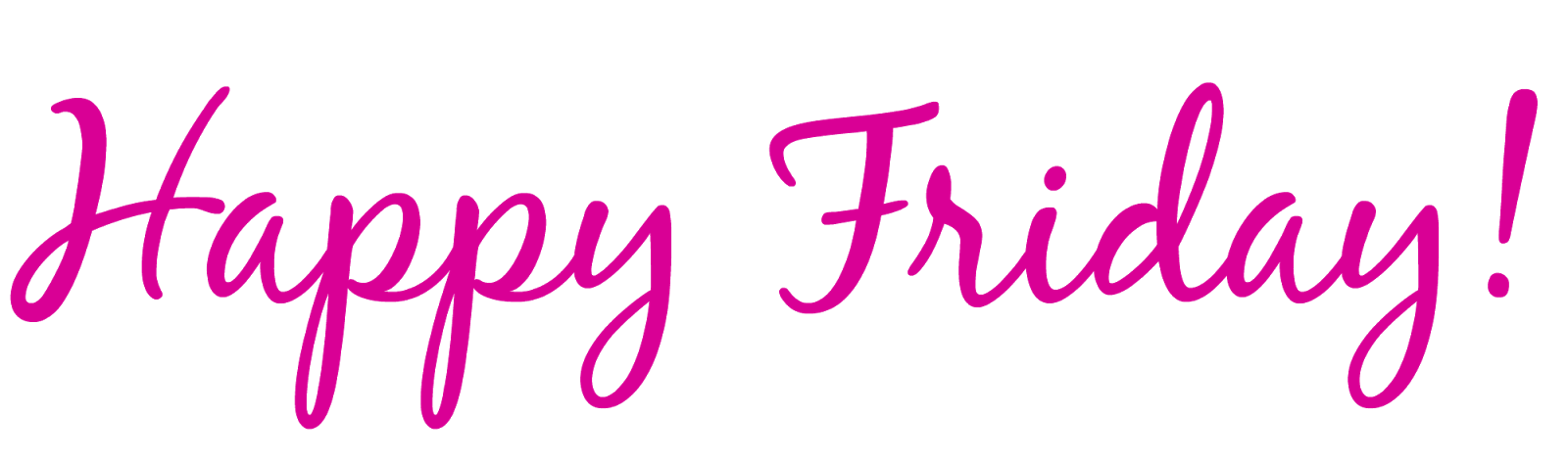 Pink Pink Friday - Happy Friday, Transparent background PNG HD thumbnail