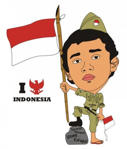Carikatur I Love Indonesia Hdpng.com  - Hari Kemerdekaan Indonesia, Transparent background PNG HD thumbnail