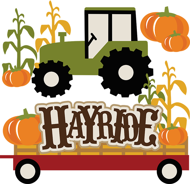 Bounce aboard the hayride for
