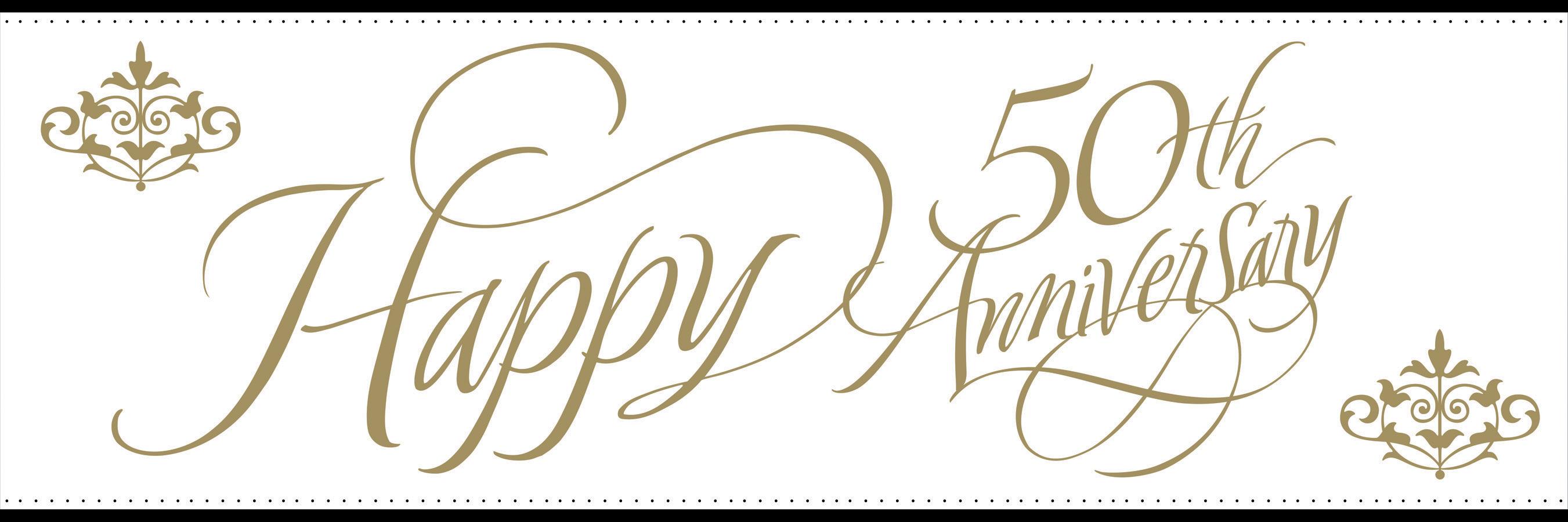 50Th Wedding Anniversary Open House For Jim And Sandy Ryan In Family Life Center - 50Th Wedding Anniversary, Transparent background PNG HD thumbnail