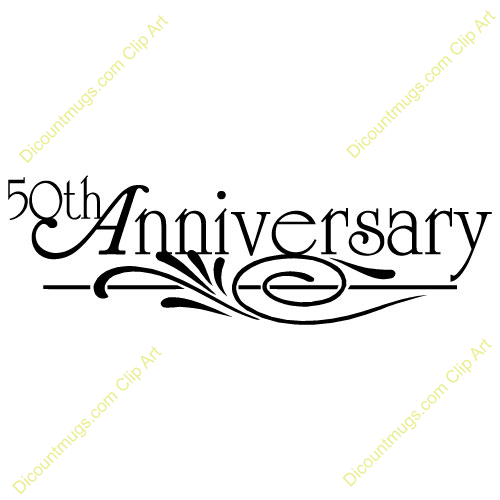 Clipart 50Th Wedding Anniversary - 50Th Wedding Anniversary, Transparent background PNG HD thumbnail