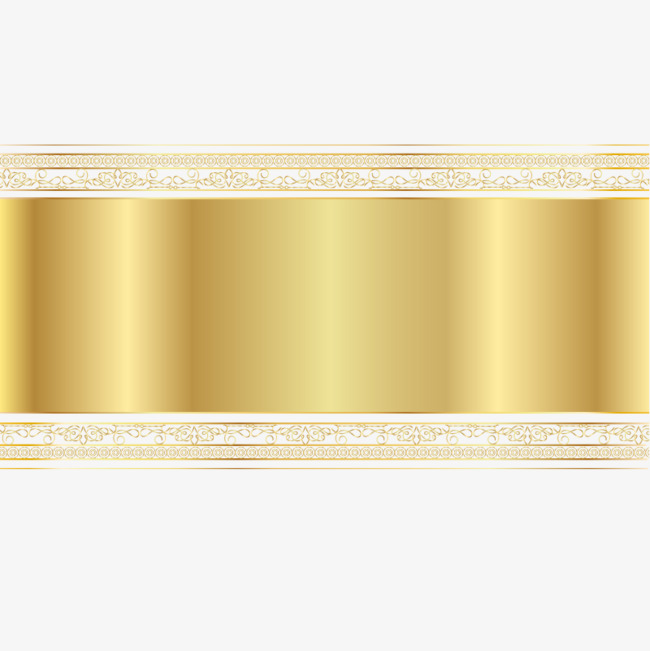 Vector Gold Banner, Hd, Vector, Joyous Png And Vector - Banner, Transparent background PNG HD thumbnail