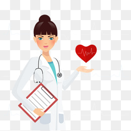 Vector Heart Doctor, Hd, Vector, Female Doctor Png And Vector - Doctor, Transparent background PNG HD thumbnail