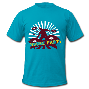 Dj House Party Custom T Shirt Design - For T Shirt Design, Transparent background PNG HD thumbnail