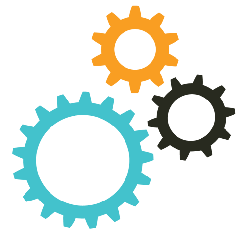 Cropped Gears Isolated 01.png - Gears Cogs, Transparent background PNG HD thumbnail