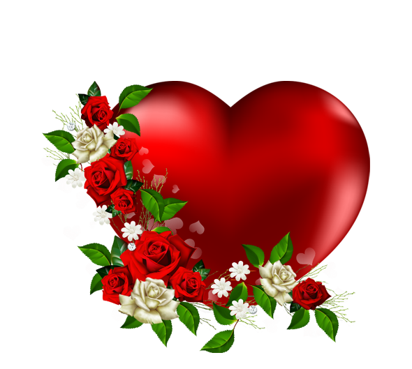 Png Hd Hearts And Flowers - Pictures Of Flowers And Love Hearts, Transparent background PNG HD thumbnail