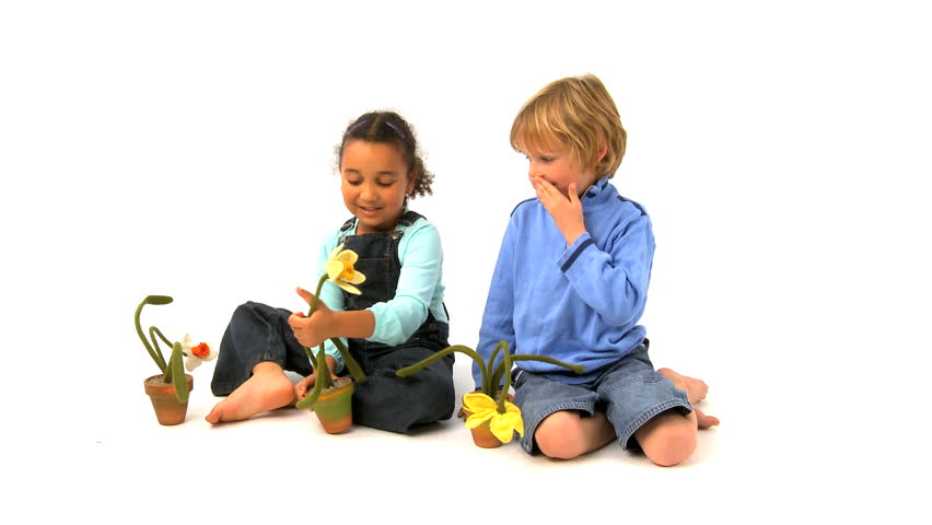 Cute African American U0026 Blonde Children Play Together Stock Footage Video 265702 | Shutterstock   Children - Images Of Children, Transparent background PNG HD thumbnail